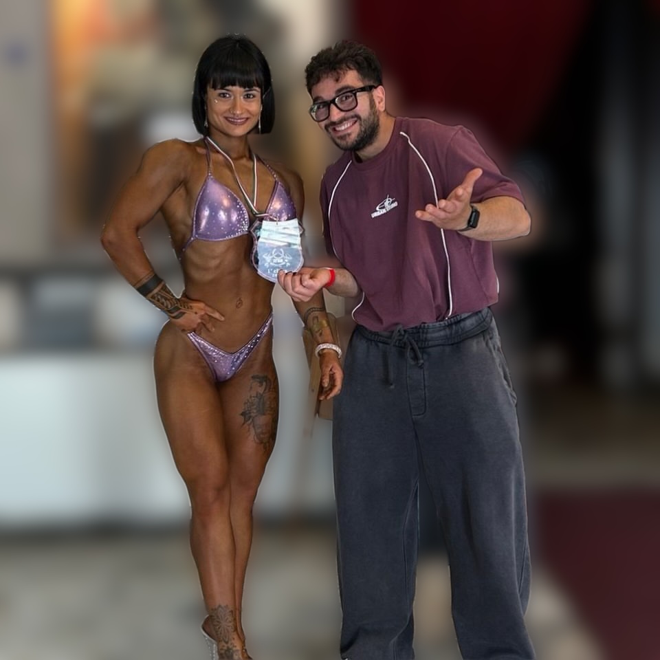 Valentina con Cosimo e la medaglia